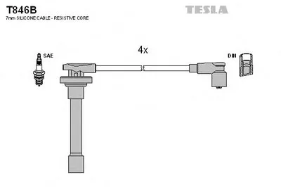 Комплект проводов зажигания TESLA купить