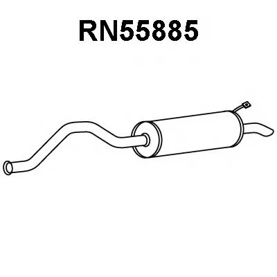 Глушитель выхлопных газов конечный VENEPORTE купить