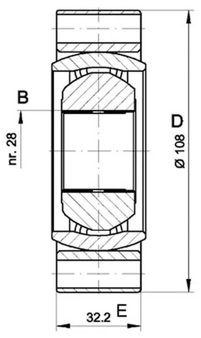 Шарнирный комплект, приводной вал SPIN OPEN PARTS купить