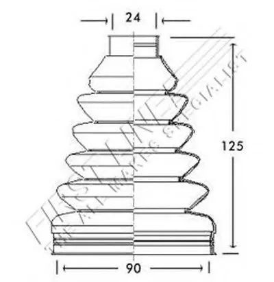 Пыльник, приводной вал FIRST LINE купить
