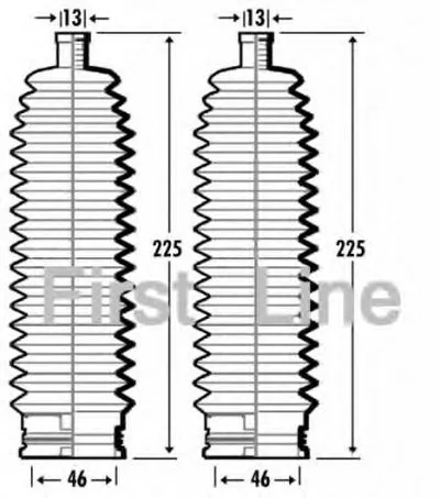 Пыльник, рулевое управление FIRST LINE купить