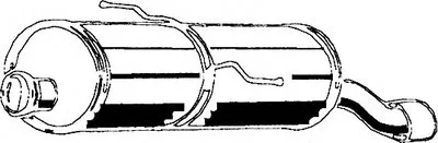 Глушитель выхлопных газов конечный ASMET купить