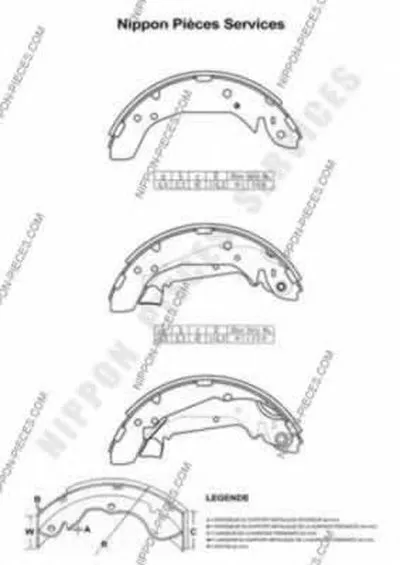 Комплект тормозных колодок NPS купить