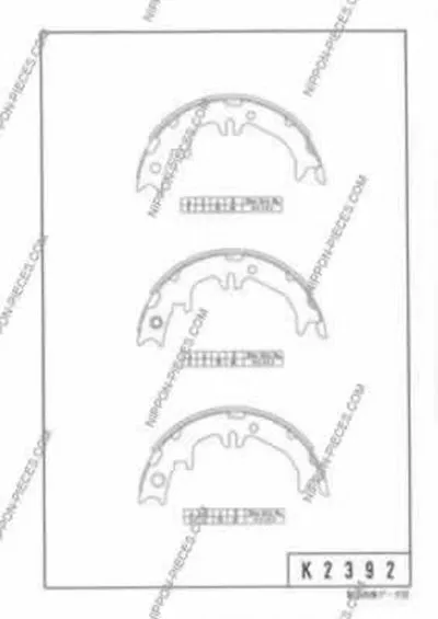 Комплект тормозных колодок NPS купить