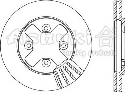Тормозной диск ASHUKI купить