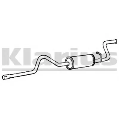 Глушитель выхлопных газов конечный KLARIUS купить