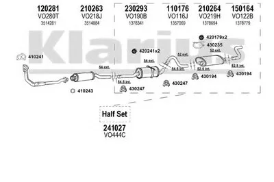 Система выпуска ОГ KLARIUS купить