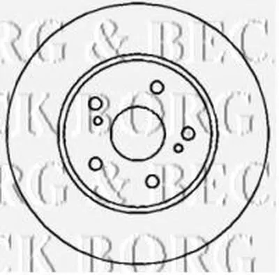 Тормозной диск BORG & BECK купить