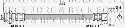 Тормозной шланг BORG & BECK купить