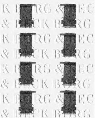 Комплектующие, колодки дискового тормоза BORG & BECK купить