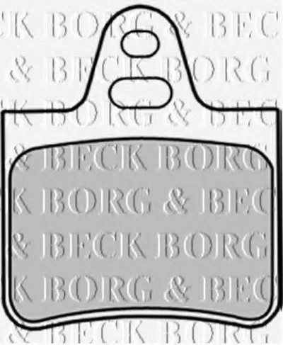 Комплект тормозных колодок, дисковый тормоз BORG & BECK купить