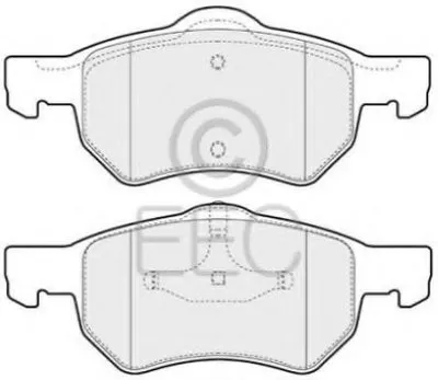 Комплект тормозных колодок, дисковый тормоз EEC купить