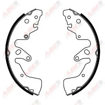 Комплект тормозных колодок ABE купить