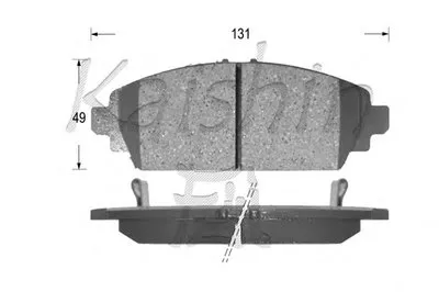 Комплект тормозных колодок, дисковый тормоз KAISHIN купить
