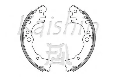 Комплект тормозных колодок KAISHIN купить
