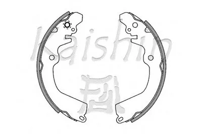 Комплект тормозных колодок KAISHIN купить