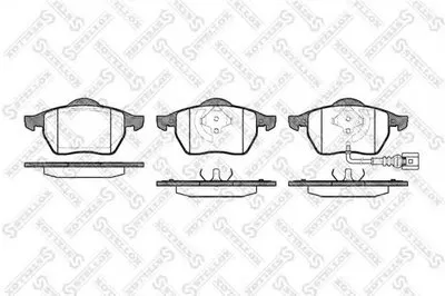 Комплект тормозных колодок, дисковый тормоз STELLOX купить