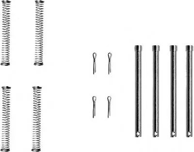 Комплектующие, колодки дискового тормоза HELLA PAGID купить