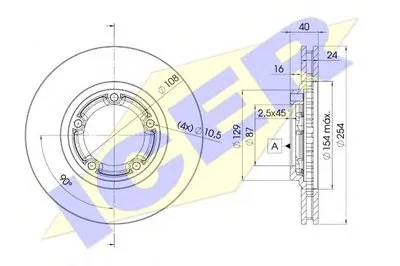 Тормозной диск ICER купить