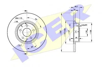 Тормозной диск ICER купить