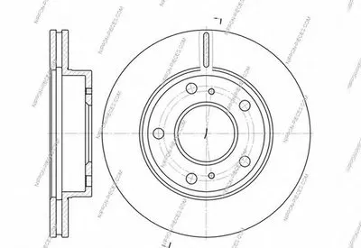 Тормозной диск NPS купить