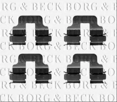 Комплектующие, колодки дискового тормоза BORG & BECK купить