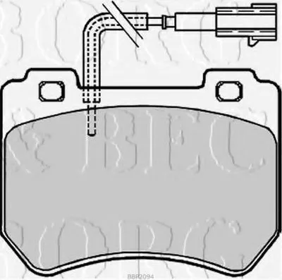Комплект тормозных колодок, дисковый тормоз BORG & BECK купить