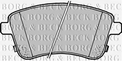 Комплект тормозных колодок, дисковый тормоз BORG & BECK купить