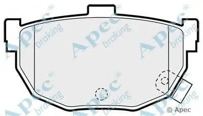 Комплект тормозных колодок, дисковый тормоз APEC braking купить