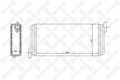 Теплообменник, отопление салона STELLOX купить