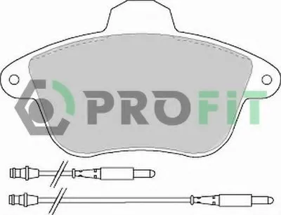 Комплект тормозных колодок, дисковый тормоз PROFIT купить