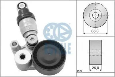 Амортизатор, поликлиновой ремень RUVILLE купить