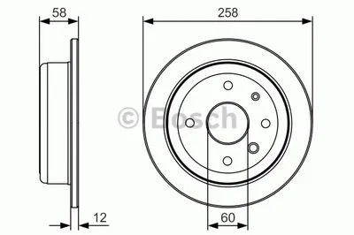 Тормозной диск BOSCH купить