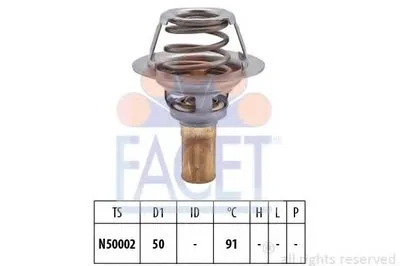 Термостат, охлаждающая жидкость FACET купить