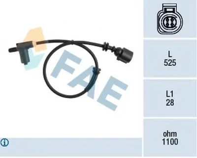 Датчик, частота вращения колеса FAE купить