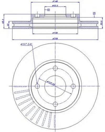 Тормозной диск CAR купить
