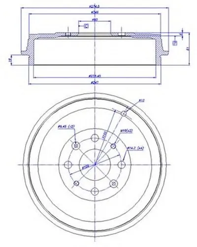 Тормозной барабан CAR купить