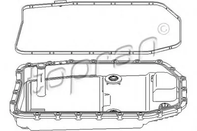 Масляный поддон, автоматическая коробка передач TOPRAN купить