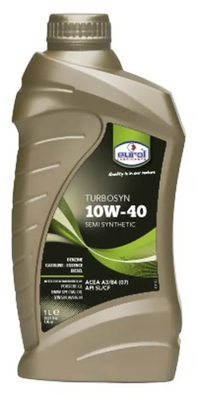 Трансмиссионное масло; Моторное масло; Моторное масло; Масло ступенчатой коробки передач; Масло осевого редуктора; Масло раздаточной коробки Eurol Turbosyn 10W-40 EUROL купить