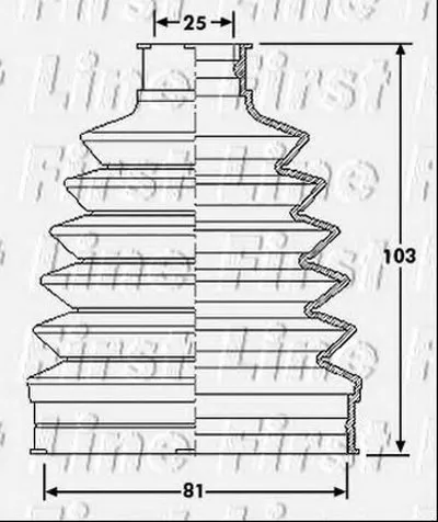 Пыльник, приводной вал FIRST LINE купить