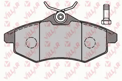 Комплект тормозных колодок, дисковый тормоз VILLAR купить