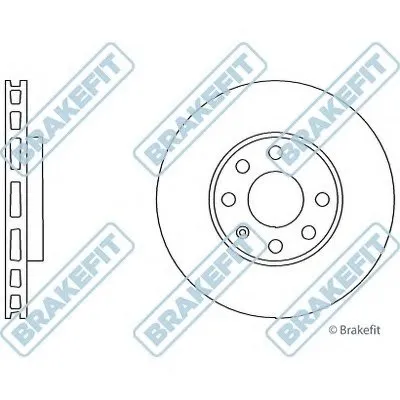 Тормозной диск Brake Fit APEC braking купить