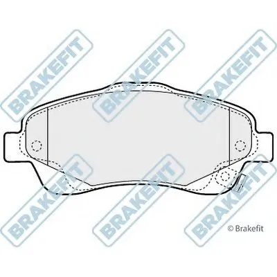 Комплект тормозных колодок, дисковый тормоз Brake Fit APEC braking купить