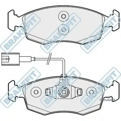 Комплект тормозных колодок, дисковый тормоз Brake Fit APEC braking купить