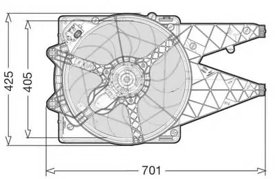Вентилятор, охлаждение двигателя Genuine: DENSO CTR купить