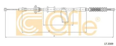 Трос, стояночная тормозная система COFLE купить
