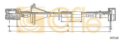 Тросик спидометра COFLE купить