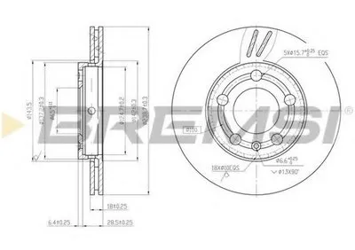 Тормозной диск BREMSI купить