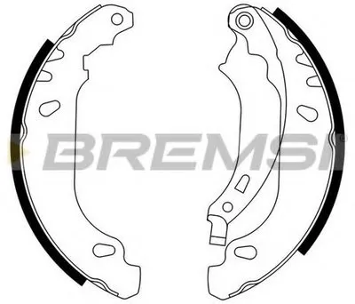 Комплект тормозных колодок BREMSI купить