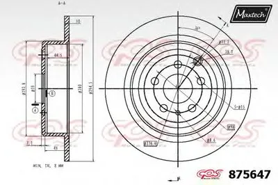 Тормозной диск R+ (Regular Plus) MAXTECH купить